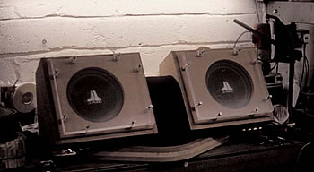 Photo of our Double Bass Speaker system